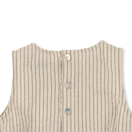 【Konges Sløjd】ELLIOT ROMPER GOTS - STRIPE BLUIE