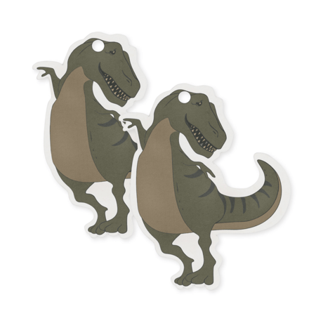 【Konges Sløjd】12 PACK GIFT TAGS FSC - DINO