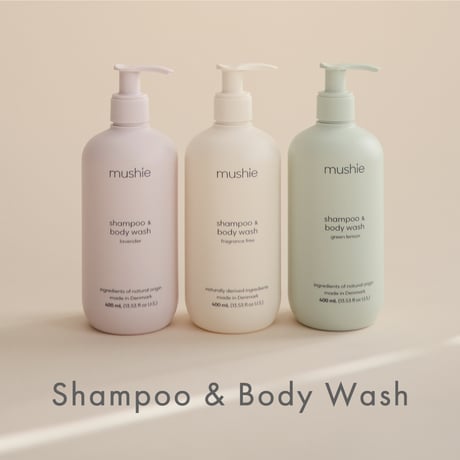 【mushie】Baby Shampoo & Body Wash