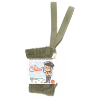 【Silly Silas】Granny Teddy Warmy Tights - Olive