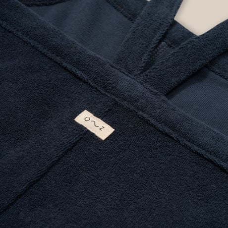 【Organic Zoo】Navy Terry Cropped Dungarees