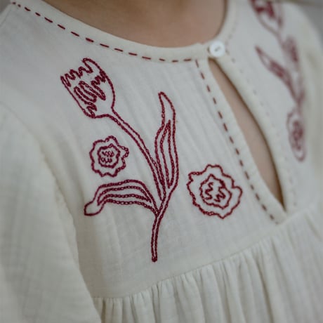 【sonanddaughter】Madera Embroidery Dress