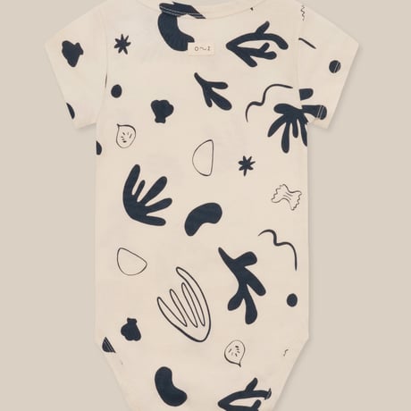 【Organic Zoo】Capri Undyed Cotton Short Sleeve Bodysuit