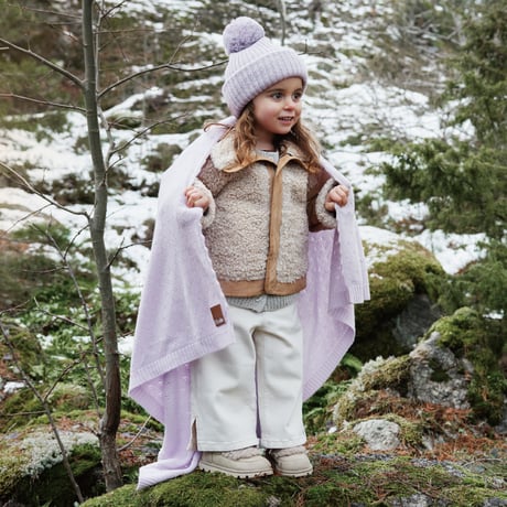 【Elodie】Pointelle Blanket - Creamy White