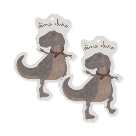 【Konges Sløjd】12 PACK GIFT TAGS FSC - DINO