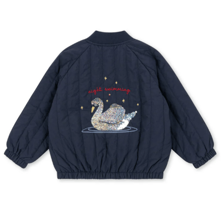 【Konges Sløjd】JUNO SEQUIN BOMBER JACKET - total eclipse