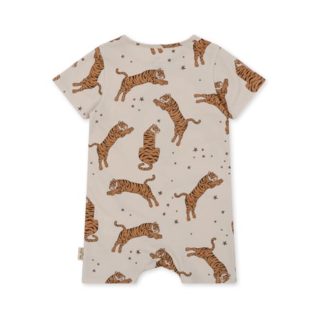 【Konges Sløjd】 BASIC ROMPER GOTS - TIGER SAND