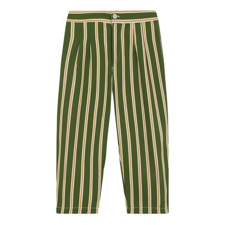 【Birinit Petit】Bee stripe denim pleated trousers / Pantalón pinzas vaquero raya Bee