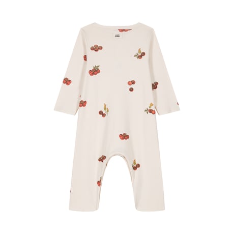 【STUDIO BOHEME PARIS】JUMPSUIT BEN - OFF WHITE / TOMATO