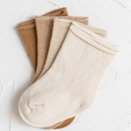 【cinnamonbaby】4 Pack of Cotton Socks
