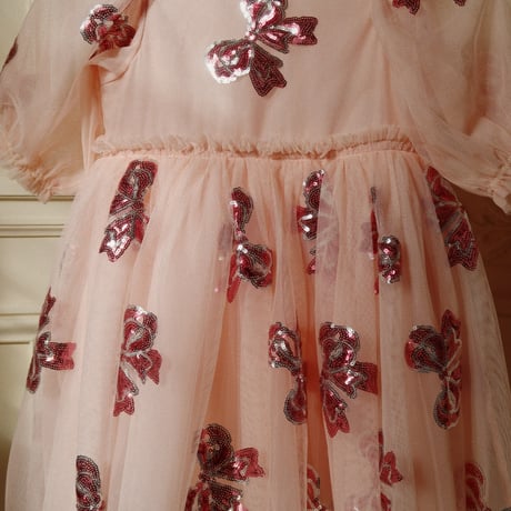 【Konges Sløjd】YVONNE SLEEVE DRESS - BELLA BOW