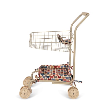 【Konges Sløjd】KIDS SHOPPING CART - COEUR BISOUS