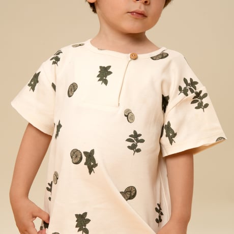 【STUDIO BOHEME PARIS】T-SHIRT ORSO - OFF WHITE / FRESH