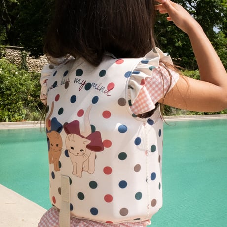 【Konges Sløjd】NEOPRENE FLOAT VEST FRILL - KITTY