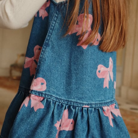 【Konges Sløjd】MAGOT DRESS GOTS -  BELLA BOW