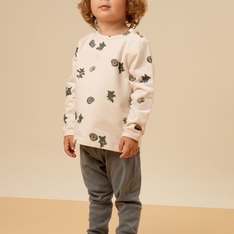【STUDIO BOHEME PARIS】SWEAT-SHIRT NOÉ - OFF WHITE / FRESH