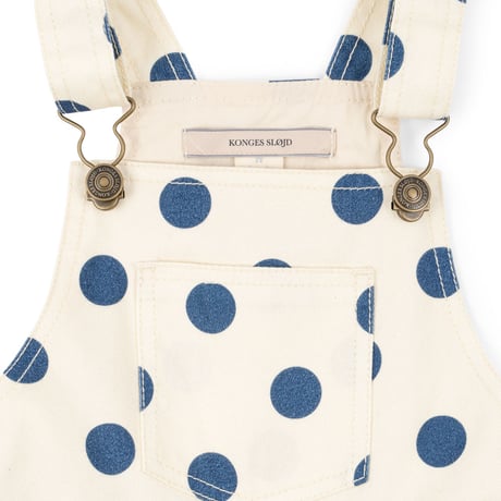 【Konges Sløjd】NOLA OVERALLS GOTS - BLUE DOT
