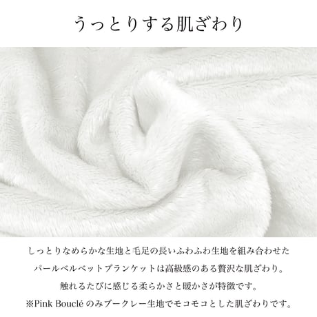 【Elodie】Peal Velvet Blanket - Blue Garden, Pear