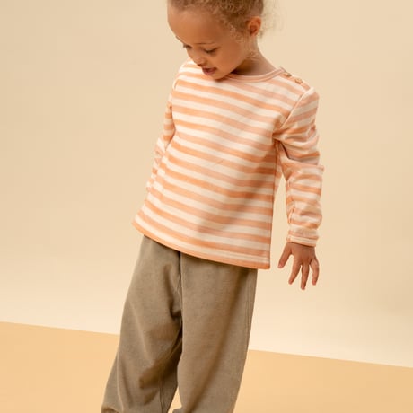 【STUDIO BOHEME PARIS】SWEAT-SHIRT NOÉ - NUDE STRIPES