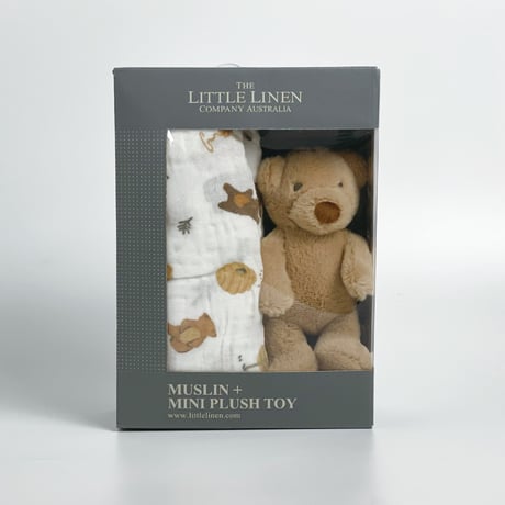 【The Little Linen Company】出産祝いセット - Nectar Bear