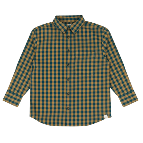【JENEST】SCOTT SHIRT - HAZELNUT BROWN, SEA GREEN, DARK GREY, BLUE CHECK