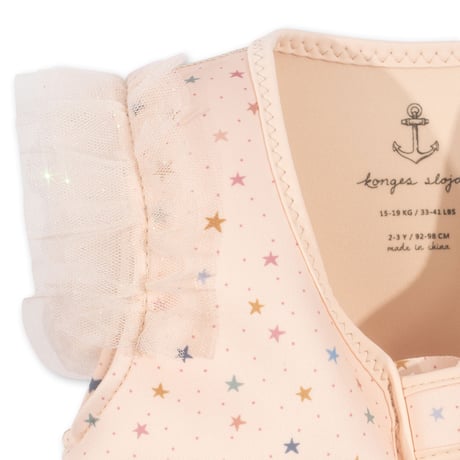 【Konges Sløjd】NEOPRENE FLOAT VEST FRILL - STAR MULTI