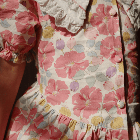 【Konges Sløjd】COEUR COLLAR SHIRT GOTS - FLEUR ANGLAISE