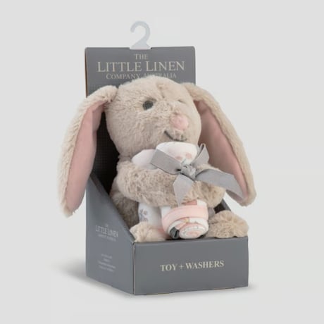 【The Little Linen Company】出産祝いセット - Harvest Bunny