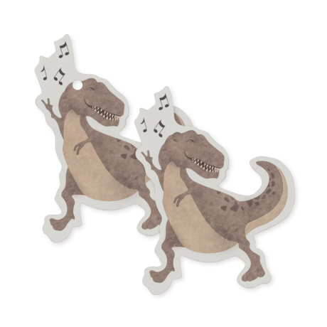 【Konges Sløjd】12 PACK GIFT TAGS FSC - DINO