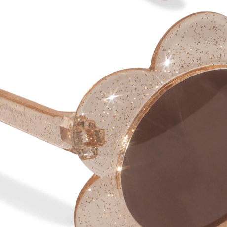 【Konges Sløjd】SUNGLASSES BABY FLOWER - GLITTER MIST