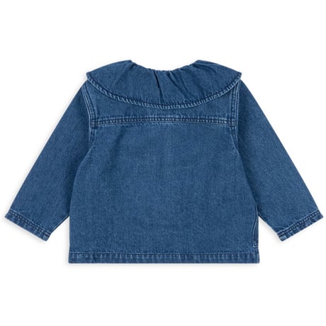 【Konges Sløjd】MAGOT DENIM SHIRT GOTS - DENIM BLUE CHERRY