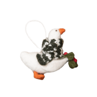 【shirleybredal】Goose with Scarf ornament