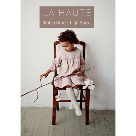 【Collégien】La Haute Ribbed Knee-high Socks