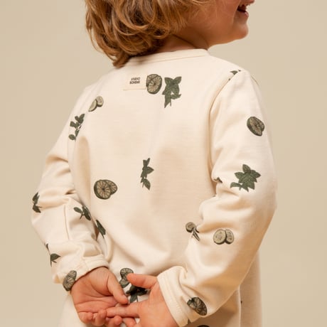 【STUDIO BOHEME PARIS】SWEAT-SHIRT NOÉ - OFF WHITE / FRESH