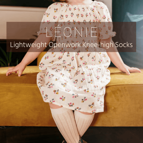【Collégien】Léonie Lightweight Openwork Knee-high Socks