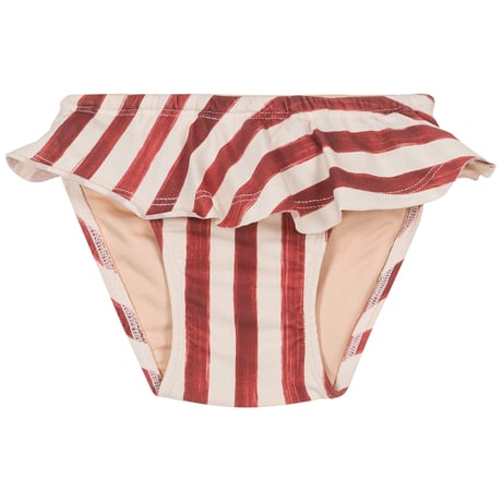 【STUDIO BOHEME PARIS】BIKINI BOTTOM MIMI - RED STRIPES