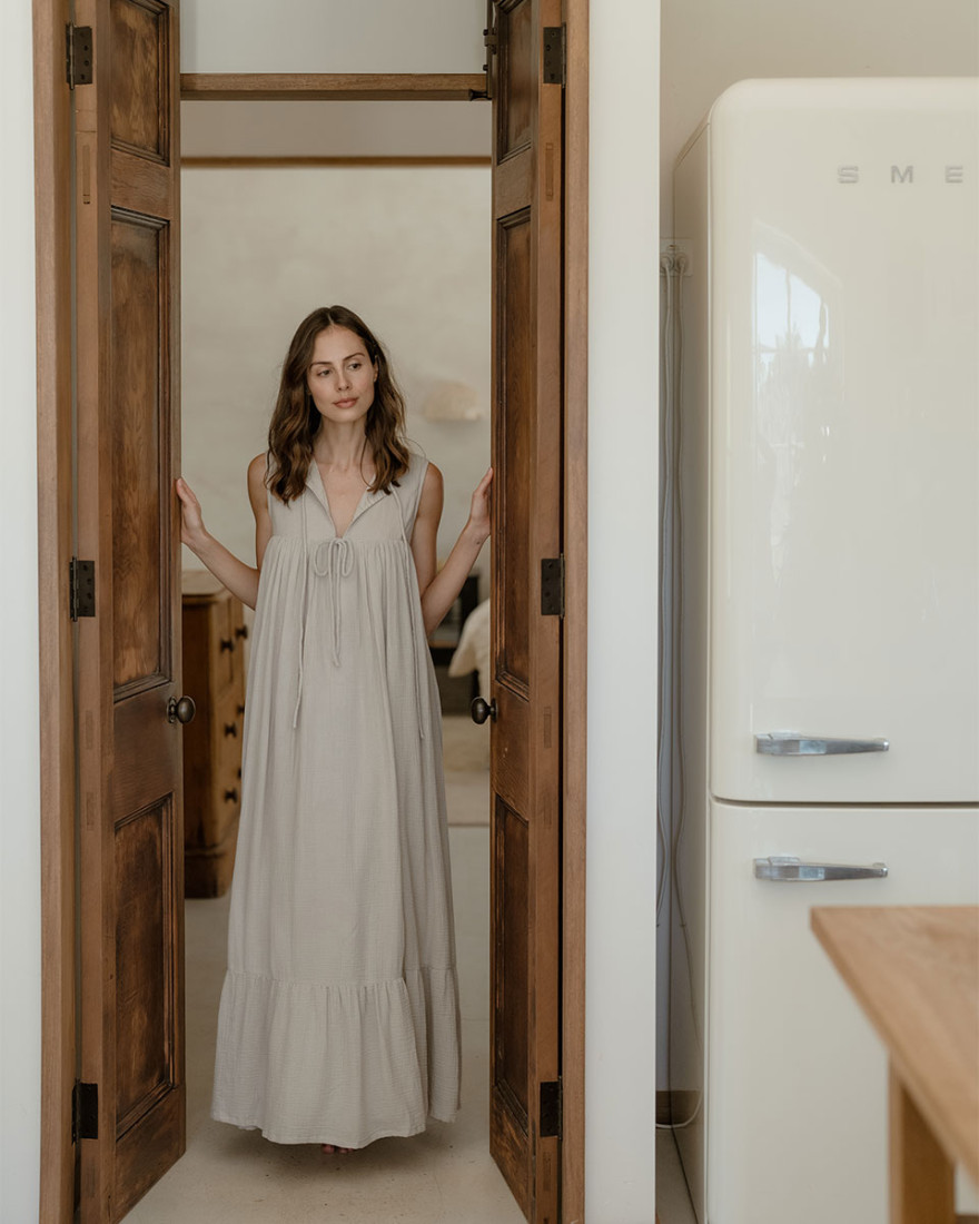 【son and daughter】Barrera Dress sonanddaughter】Barrera Dress - 大人用 | yonka