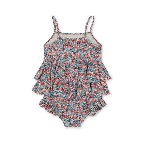 【Konges Sløjd】MANUCA FRILL SWIMSUIT - ROSIE BLUE