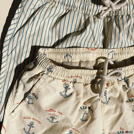 【Konges Sløjd】ASNOU SWIM SHORTS - ANCRE