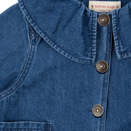 【Konges Sløjd】MAGOT DENIM SHIRT GOTS - DENIM BLUE CHERRY