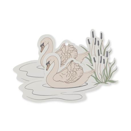 【Konges Sløjd】12 PACK GIFT TAGS FSC - SWAN