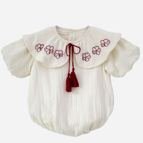【sonanddaughter】Madera Embroidery Romper
