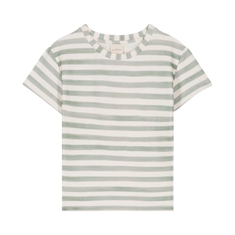 【STUDIO BOHEME PARIS】NEW TSHIRT ESSENTIAL - GREEN STRIPES