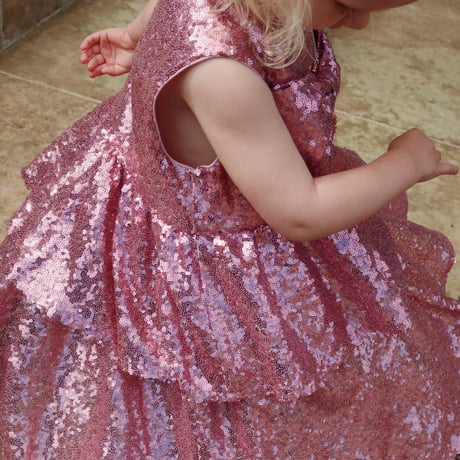 【Konges Sløjd】ROSIE DRESS - MELLOW ROSE