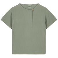 【STUDIO BOHEME PARIS】T-SHIRT ORSO - GREEN GREY