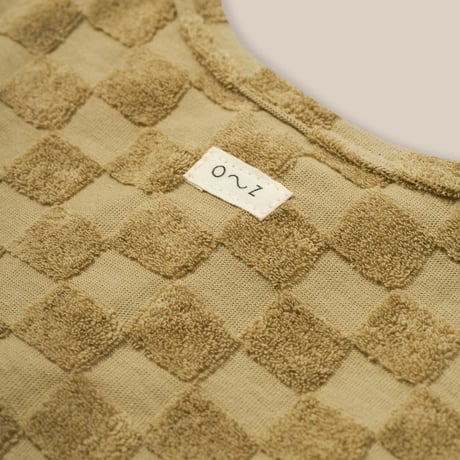 【Organic Zoo】Dusky Checkerboard Terry Boxy T-Shirt