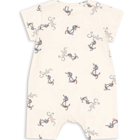 【Konges Sløjd】BASIC ROMPER GOTS - ROCK MY BOAT