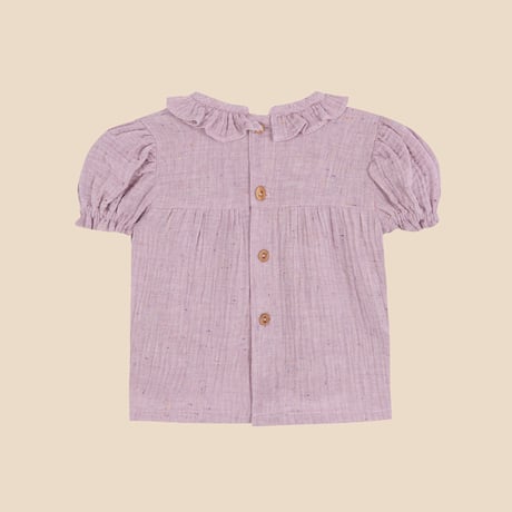 【Birinit Petit】Lilly little dots baby blouse / Blusa motitas Lila baby