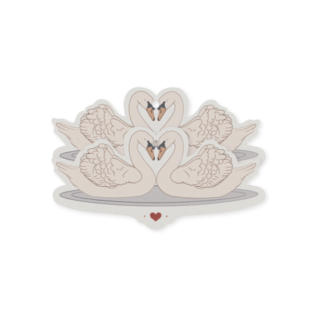 【Konges Sløjd】12 PACK GIFT TAGS FSC - SWAN