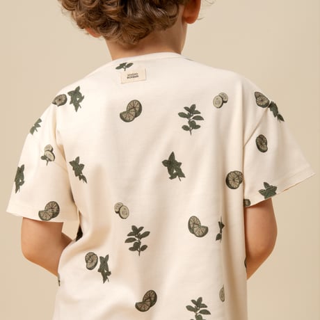 【STUDIO BOHEME PARIS】T-SHIRT ORSO - OFF WHITE / FRESH